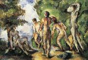Paul Cezanne Cinq Baigneurs oil painting artist